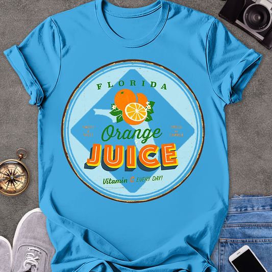 Florida Orange Juice, Vitamin C Everyday, Sweet & Tasty, Fresh Or Canned | Unisex Softstyle T-Shirt | Florida Travel Tee