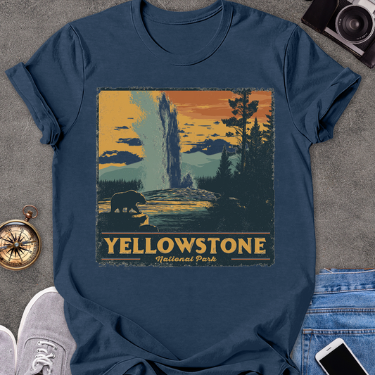 Yellowstone National Park | Unisex Softstyle T-Shirt | Yellowstone National Park Travel Tee