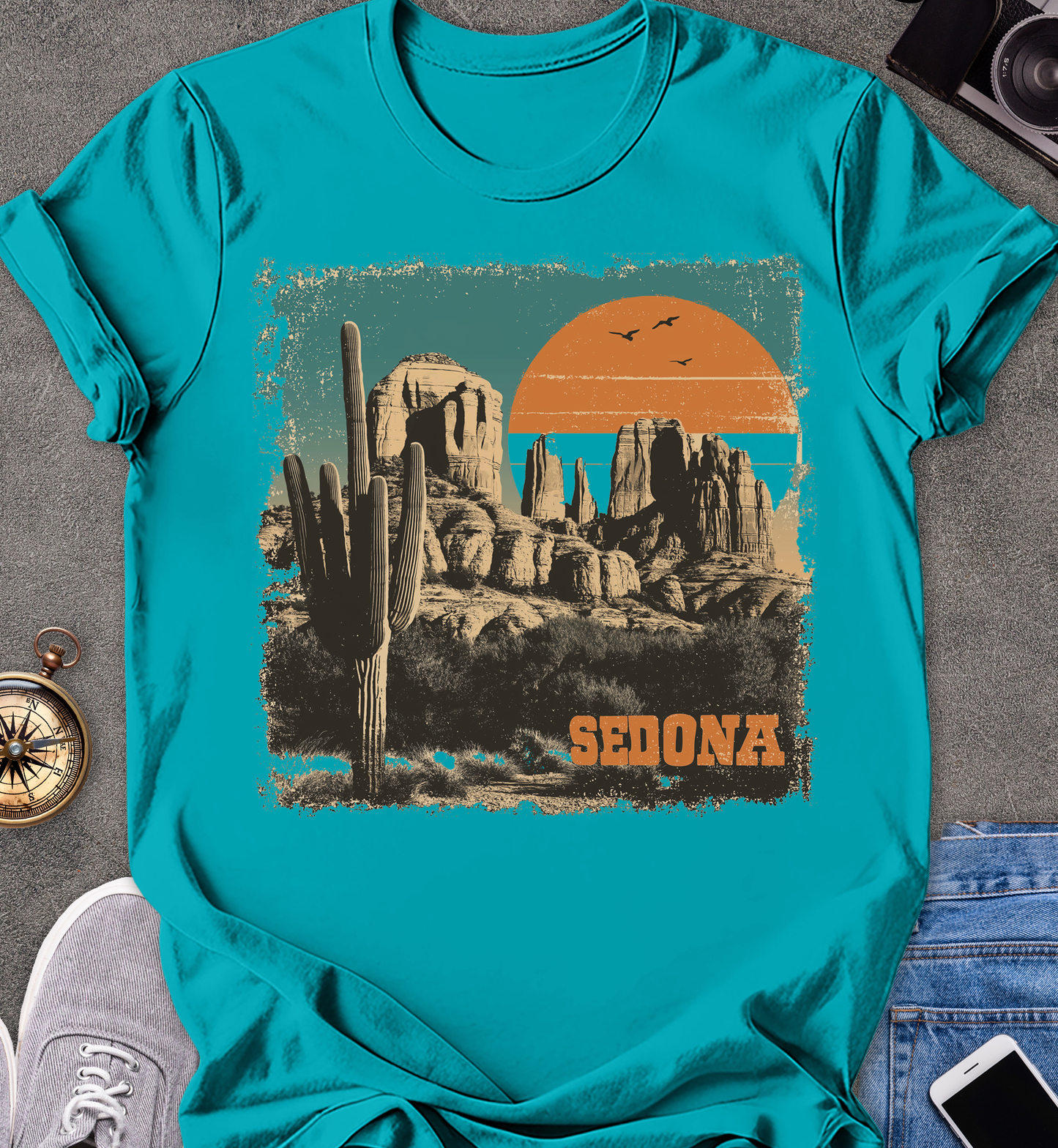 Sedona | Unisex Softstyle T-Shirt | Arizonia Travel Tee