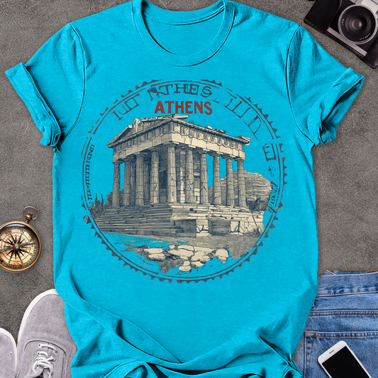 Athens | Unisex Softstyle T-Shirt | Greek Travel Tee