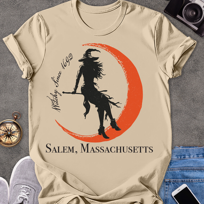 Witchy Since 1692, Salem Massachusetts | Unisex Softstyle T-Shirt | Massachusetts Travel Tee