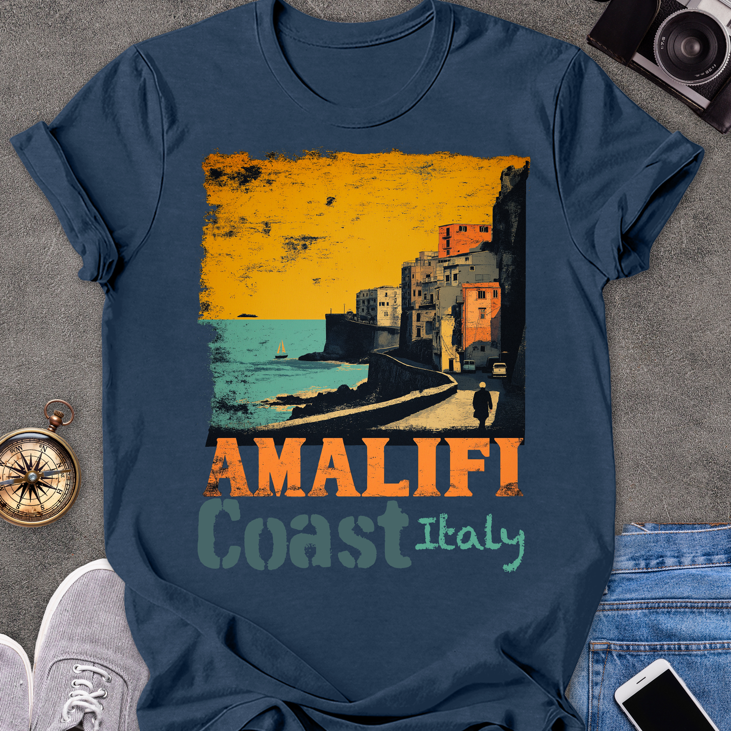 Amalifi Coast Italy | Unisex Softstyle T-Shirt | Amalifi Travel Tee