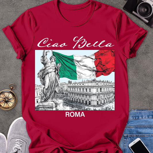 Ciao Bella, Roma | Softstyle T-Shirt | Italian Travel Tee