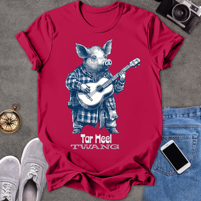 Tar Heel Twang | Unisex Softstyle T-Shirt | Fun and Casual Music Lover Tee