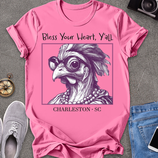 Bless Your Heart Y'all Charleston,South Carolina T-Shirt