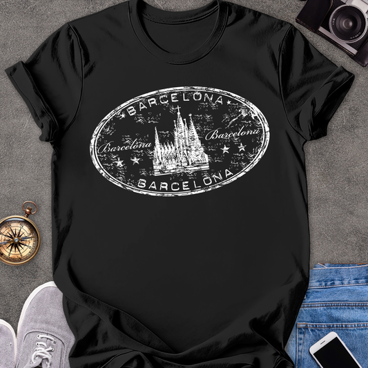 Barcelona | Unisex Softstyle T-Shirt | Spain Travel Tee