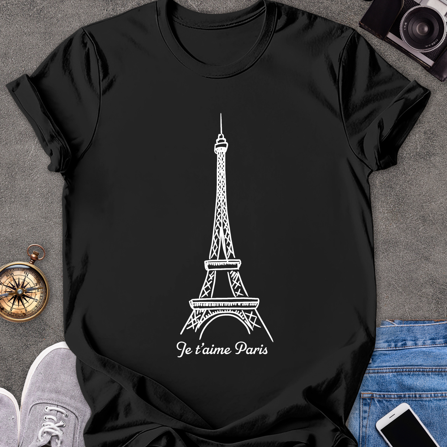 Je 't aime Paris | Unisex Softstyle T-Shirt | Travel Lover Tee
