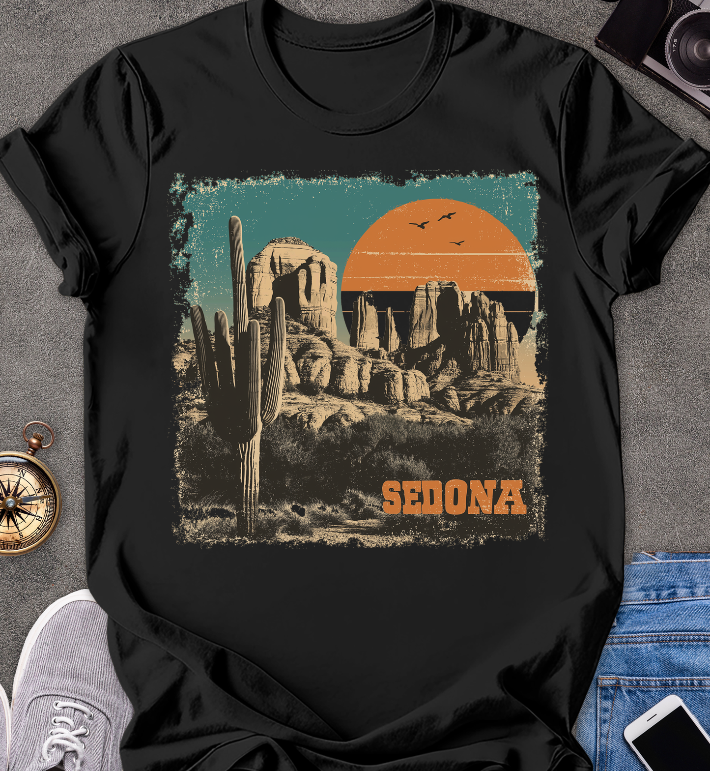 Sedona | Unisex Softstyle T-Shirt | Arizonia Travel Tee