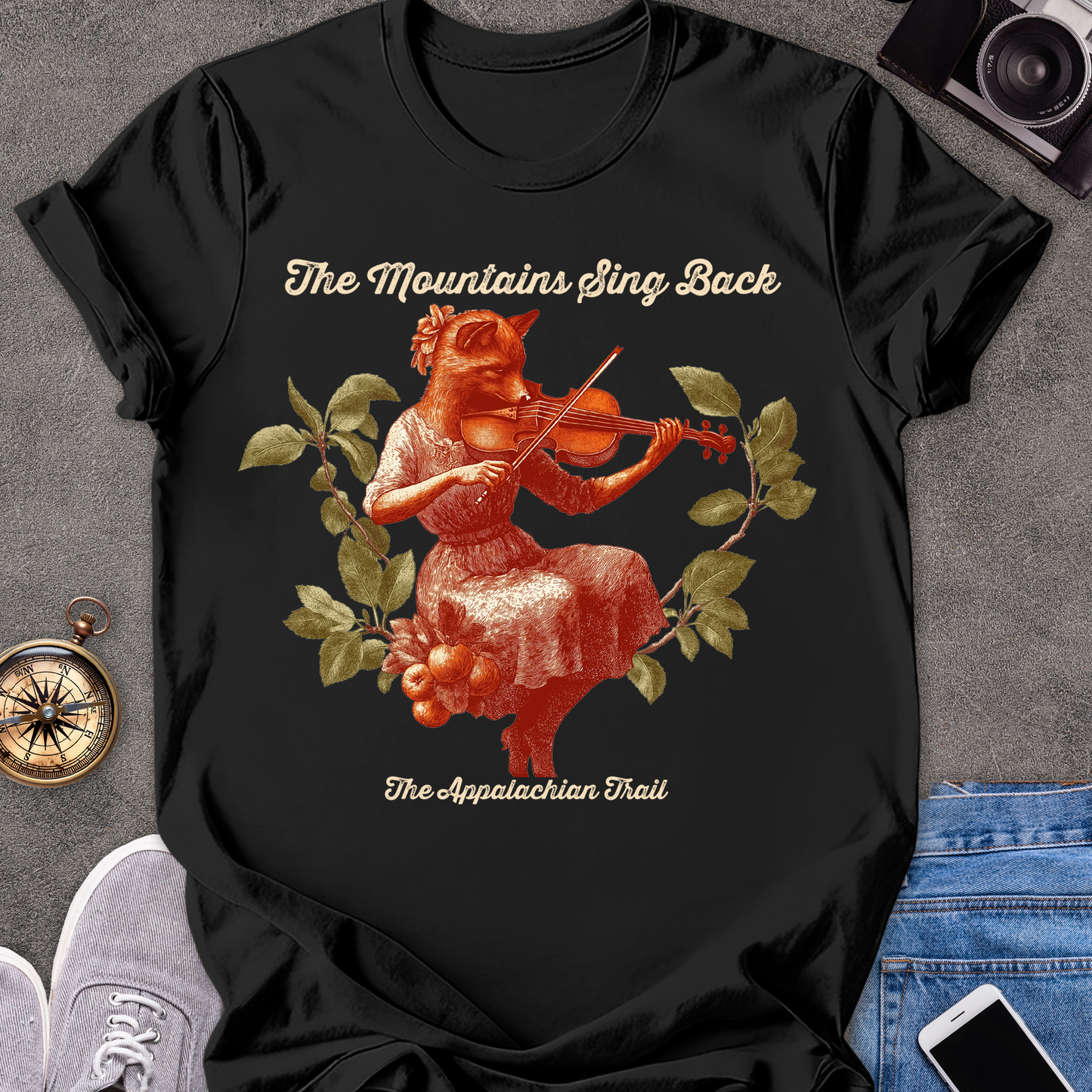 The Mountains Sing Back, The Appalachian Trail | Unisex Softstyle T-Shirt | Hiking and Adventure Tee