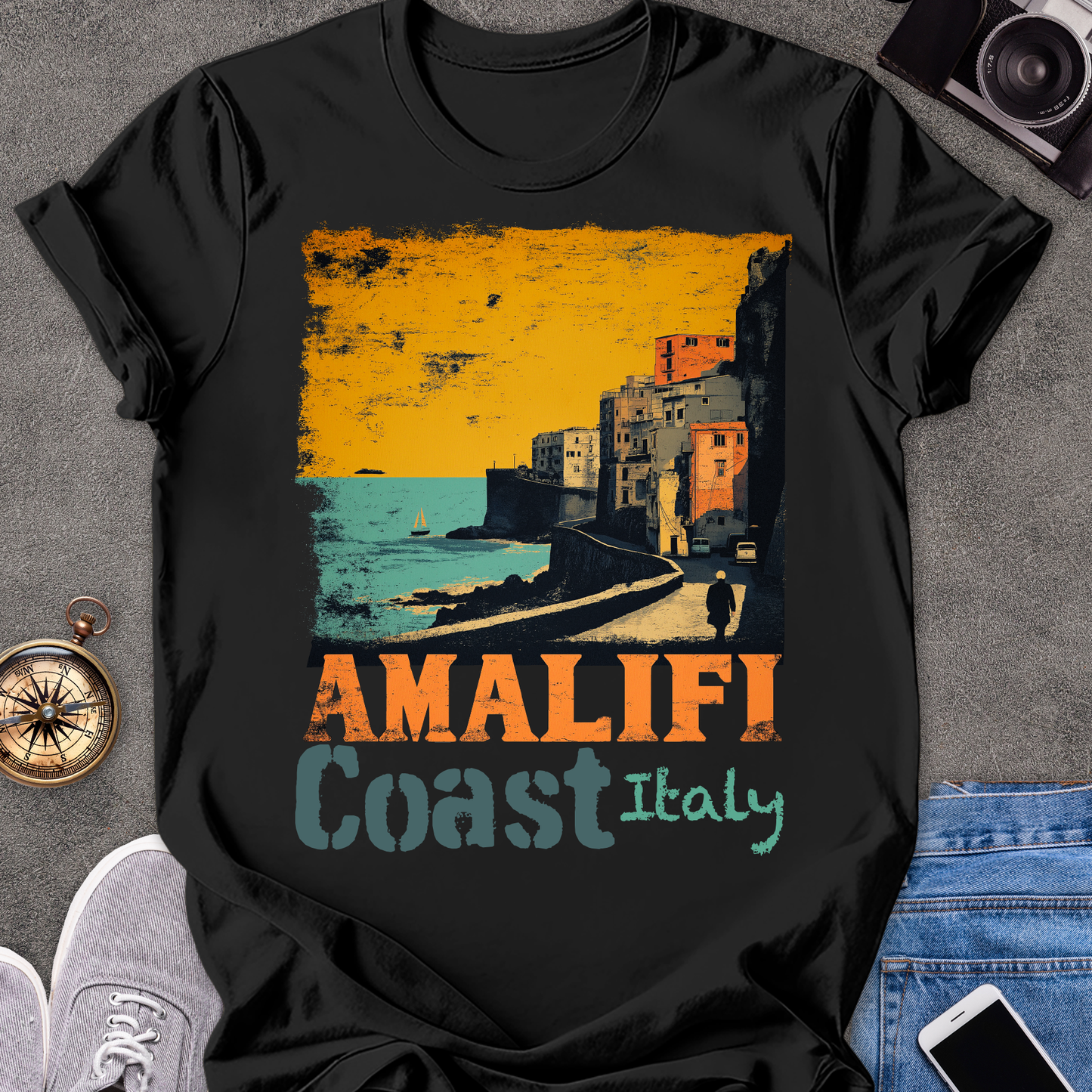 Amalifi Coast Italy | Unisex Softstyle T-Shirt | Amalifi Travel Tee