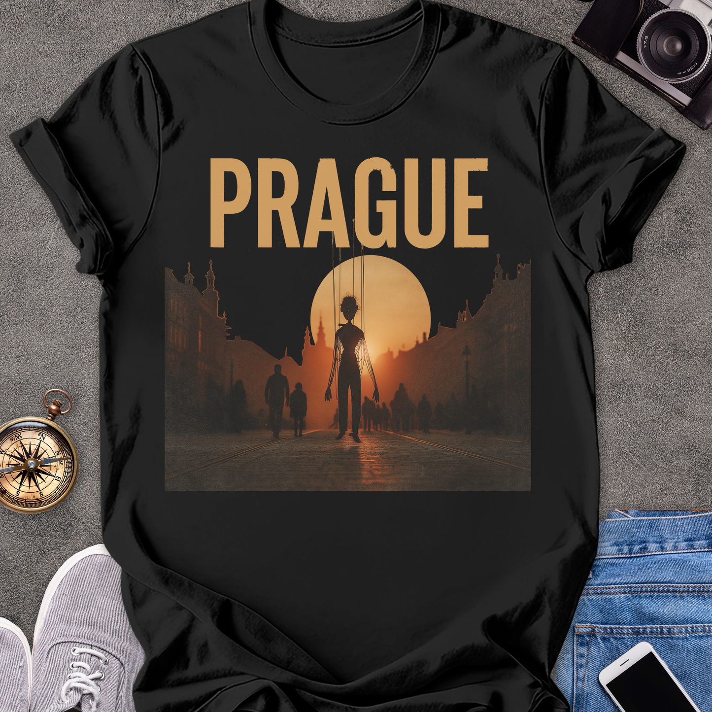 Prague | Unisex Softstyle T-Shirt | Czech Republic Travel Tee