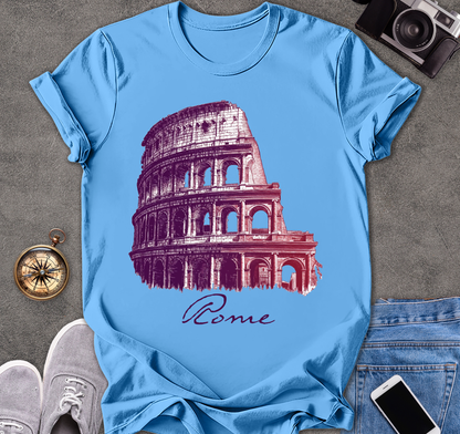 Rome Italy - The Colosseum | Unisex Softstyle T-Shirt | Travel Lover Tee