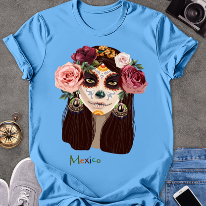 Mexico | Unisex Softstyle T-Shirt | Day of the Dead Tee