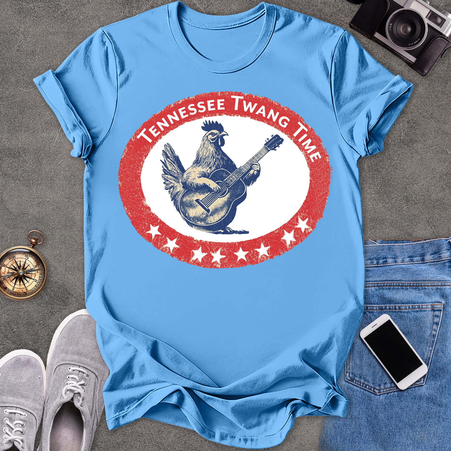 Tennessee Twang Time | Unisex Softstyle T-Shirt | Fun and Casual Music Lover Tee