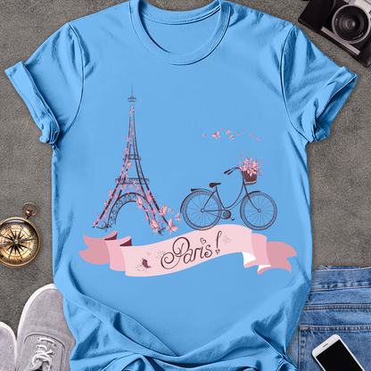 Paris| Unisex Softstyle T-Shirt | Paris Travel Tee