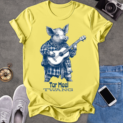 Tar Heel Twang | Unisex Softstyle T-Shirt | Fun and Casual Music Lover Tee