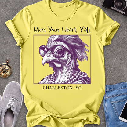 Bless Your Heart Y'all Charleston,South Carolina T-Shirt