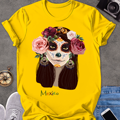 Mexico | Unisex Softstyle T-Shirt | Day of the Dead Tee