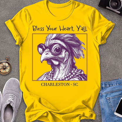 Bless Your Heart Y'all Charleston,South Carolina T-Shirt