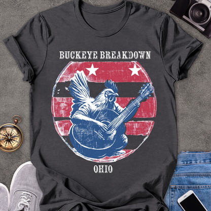 Buckeye Breakdown - Ohio | Unisex Softstyle T-Shirt | Fun and Casual Music Lover Tee