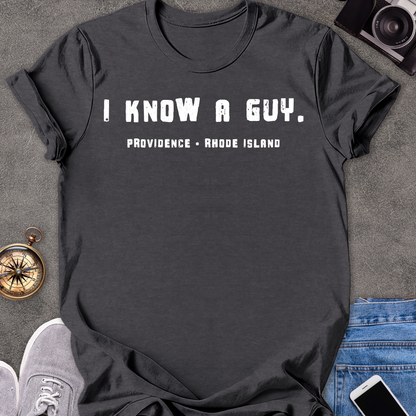 I Know A Guy - Providence, Rhode Island| Unisex Softstyle T-Shirt | Rhode Island Travel Tee