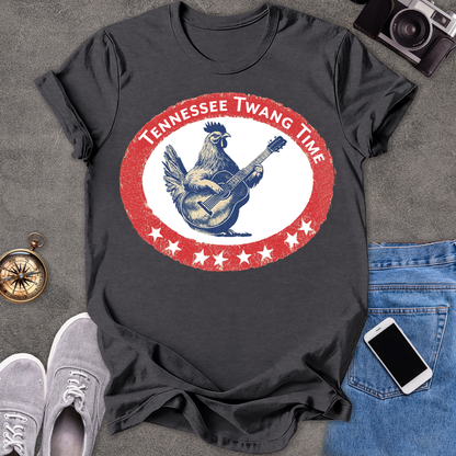 Tennessee Twang Time | Unisex Softstyle T-Shirt | Fun and Casual Music Lover Tee