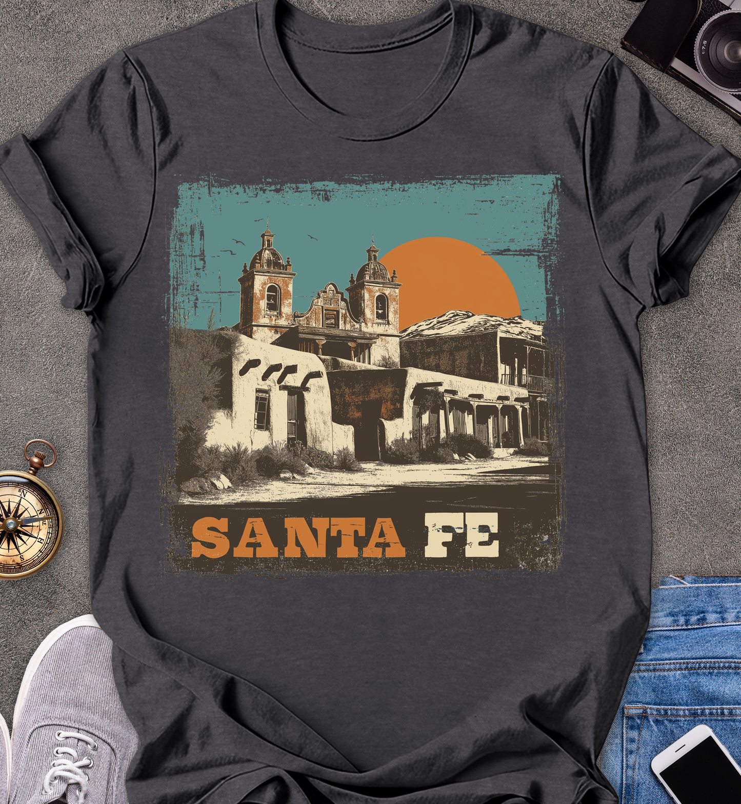 Santa Fe | Unisex Softstyle T-Shirt | New Mexico Travel Tee