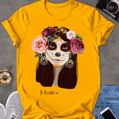 Mexico | Unisex Softstyle T-Shirt | Day of the Dead Tee