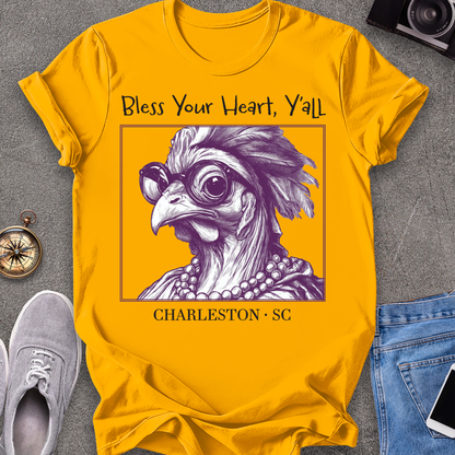Bless Your Heart Y'all Charleston,South Carolina T-Shirt
