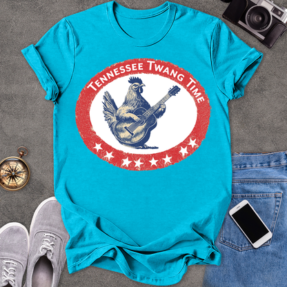 Tennessee Twang Time | Unisex Softstyle T-Shirt | Fun and Casual Music Lover Tee