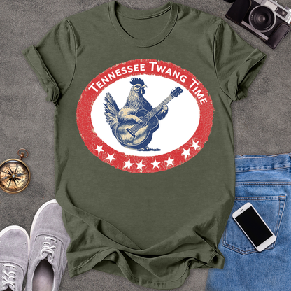 Tennessee Twang Time | Unisex Softstyle T-Shirt | Fun and Casual Music Lover Tee