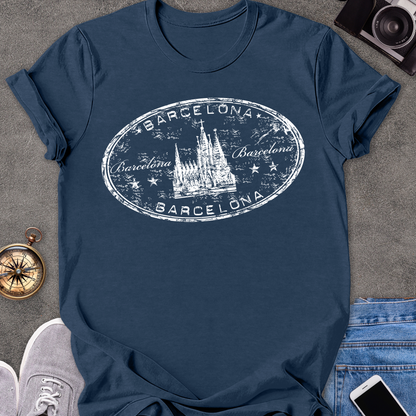 Barcelona | Unisex Softstyle T-Shirt | Spain Travel Tee