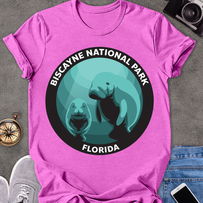 Biscayne National Park, Florida | Unisex Softstyle T-Shirt | Manatee Tee