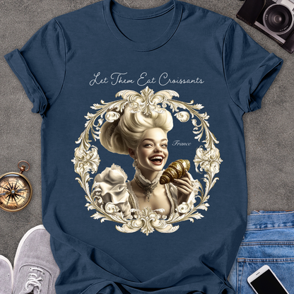 Let Them Eat Croissants - France | Unisex Softstyle T-Shirt | France Travel Tee