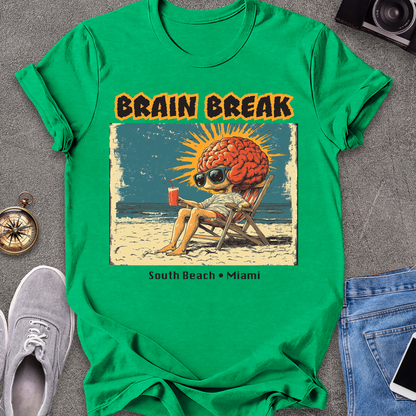 Brain Break - South Beach, Miami Florida T-Shirt
