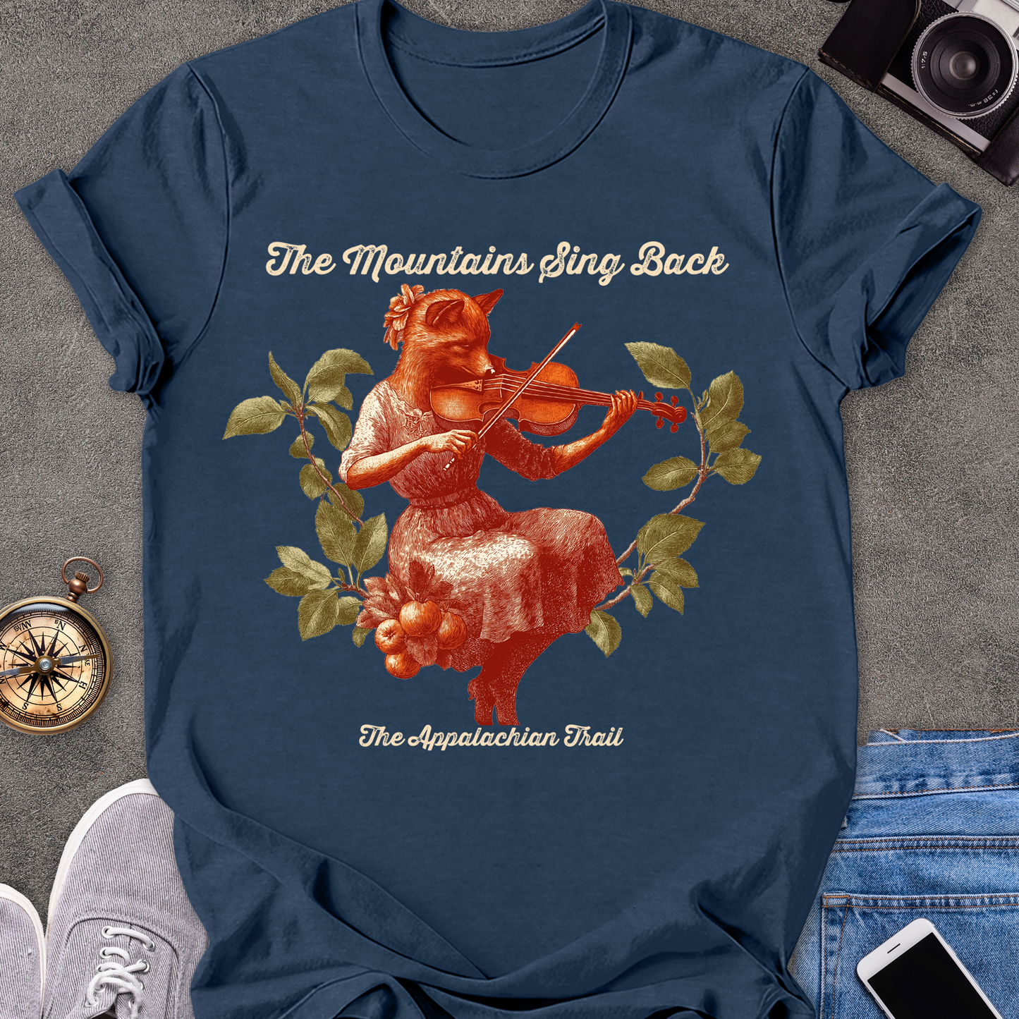 The Mountains Sing Back, The Appalachian Trail | Unisex Softstyle T-Shirt | Hiking and Adventure Tee