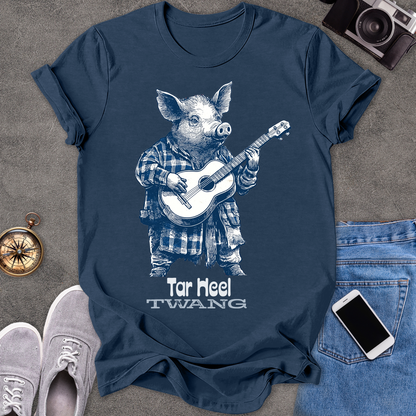 Tar Heel Twang | Unisex Softstyle T-Shirt | Fun and Casual Music Lover Tee
