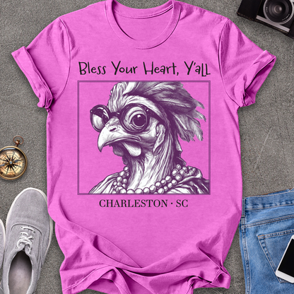 Bless Your Heart Y'all Charleston,South Carolina T-Shirt