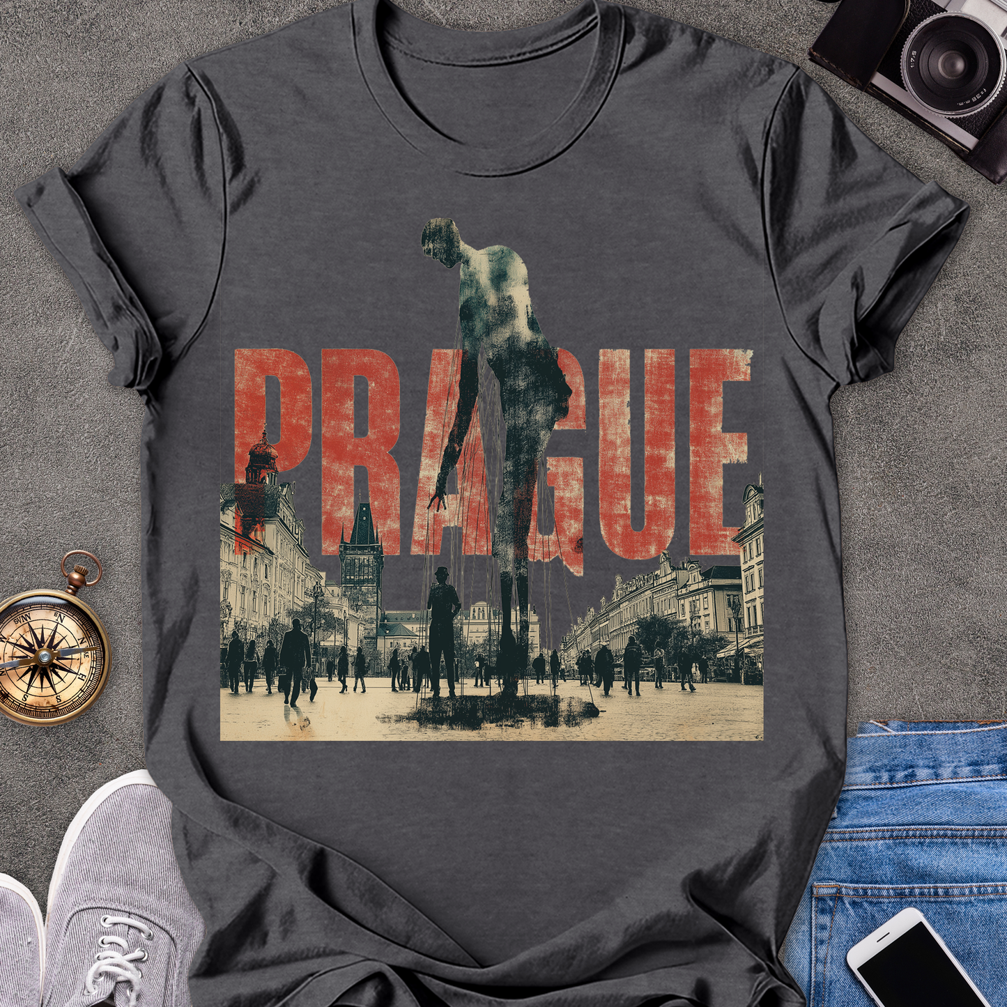 Prague | Unisex Softstyle T-Shirt | Czech Republic Travel Tee
