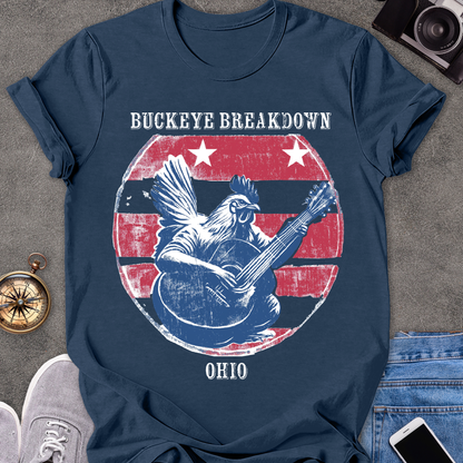 Buckeye Breakdown - Ohio | Unisex Softstyle T-Shirt | Fun and Casual Music Lover Tee