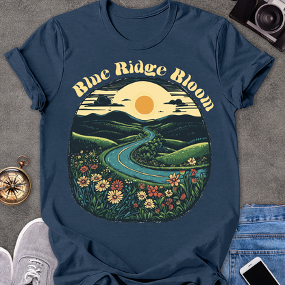 Blue Ridge Bloom | Unisex Softstyle T-Shirt | Adventure Tee