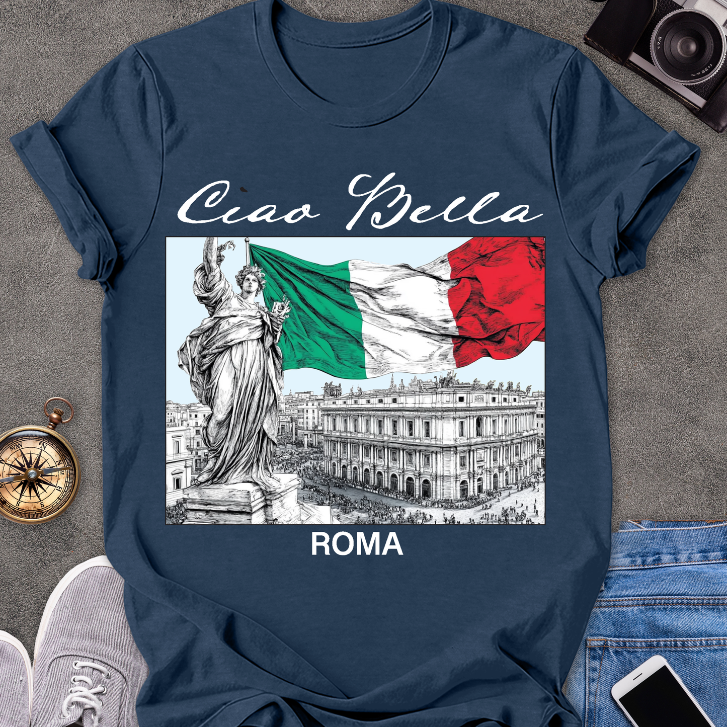 Ciao Bella, Roma | Softstyle T-Shirt | Italian Travel Tee