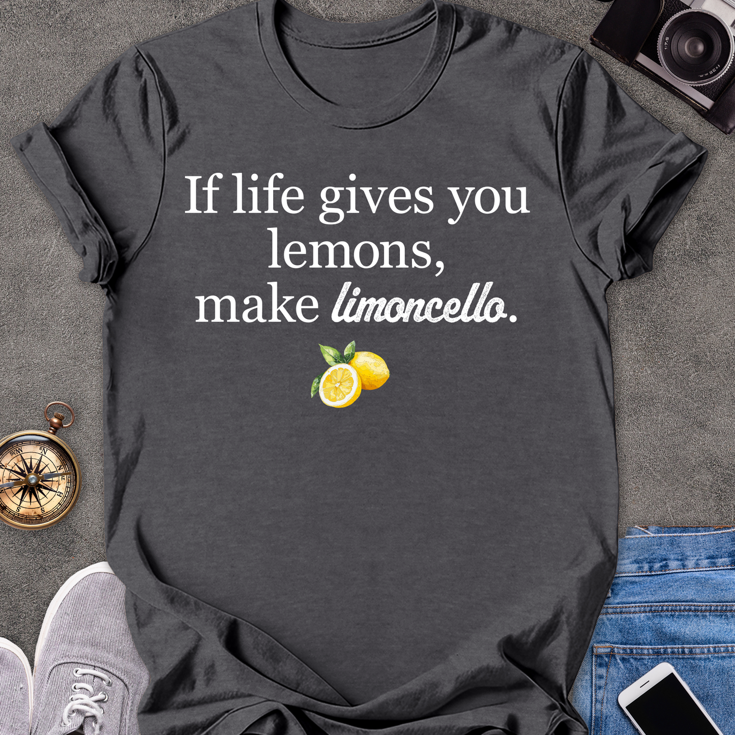 If life gives you lemons, make limoncello | Softstyle T-Shirt | Italy Travel Tee