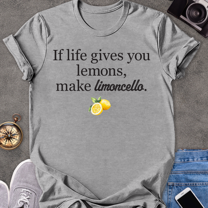 If life gives you lemons, make limoncello | Softstyle T-Shirt | Italy Travel Tee