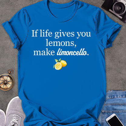 If life gives you lemons, make limoncello | Softstyle T-Shirt | Italy Travel Tee