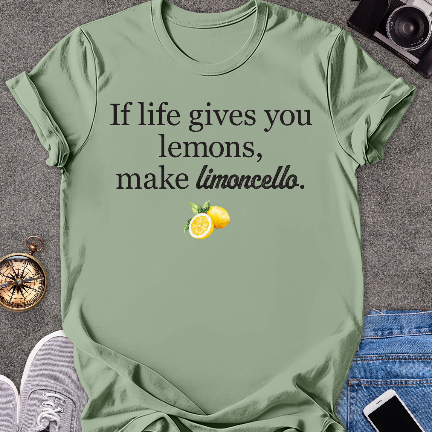 If life gives you lemons, make limoncello | Softstyle T-Shirt | Italy Travel Tee