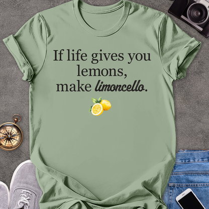 If life gives you lemons, make limoncello | Softstyle T-Shirt | Italy Travel Tee