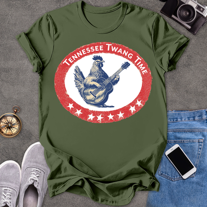 Tennessee Twang Time | Unisex Softstyle T-Shirt | Fun and Casual Music Lover Tee