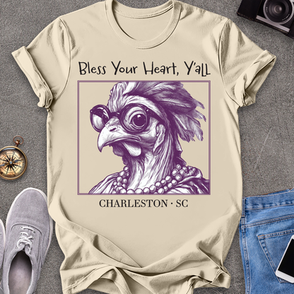 Bless Your Heart Y'all Charleston,South Carolina T-Shirt