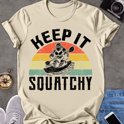 Keep It Squatchy| Unisex Softstyle T-Shirt | Bigfoot Travel Tee